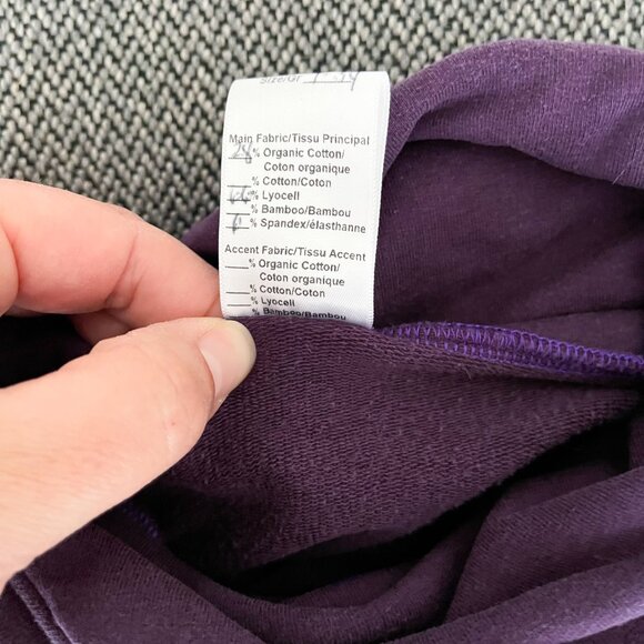 1-3Y Munchkin and Sprout Purple Grow with Me Cowl Neck Sweater, Sweatshirt - Picture 13 of 13